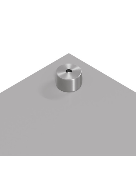 Schienale Cucina Grigio Chiaro 70x40x0,6 cm Vetro Temperato