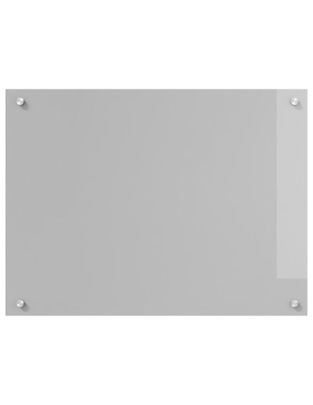 Schienale Cucina Grigio Chiaro 80x60x0,6 cm in Vetro Temperato di