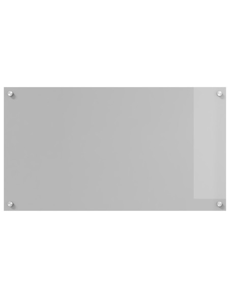 Cucina Backsplash Grigio chiaro 90x50x0.6 cm Vetro temperato