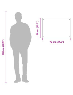Rivestimento da Cucina Grigio scuro 70 x 50 cm vetro temperato