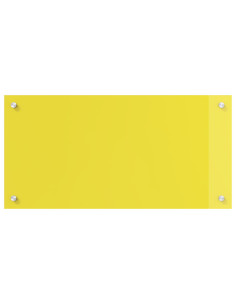 Rivestimento da Cucina Giallo 80 x 40 cm vetro temperato
