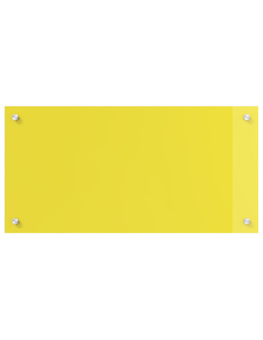Rivestimento da Cucina Giallo 80 x 40 cm vetro temperato