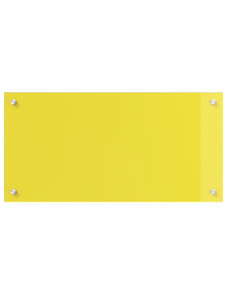 Rivestimento da Cucina Giallo 80 x 40 cm vetro temperato