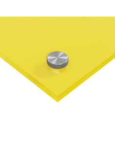 Rivestimento da Cucina Giallo 80 x 50 cm vetro temperato