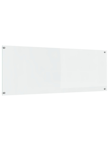 Schienale da Cucina  Clear 110x40x0.6 cm in Vetro Temperato
