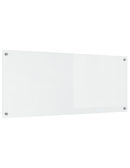 Schienale per Cucina Trasparente 120x50x0,6 cm in Vetro Temperato