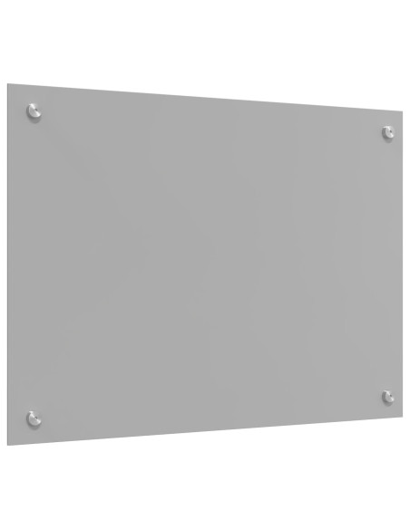 Schienale Cucina Grigio Chiaro 70x50x0,6 cm Vetro Temperato