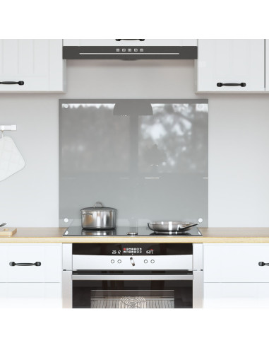 Rivestimento da Cucina Grigio chiaro 70 x 60 cm vetro temperato