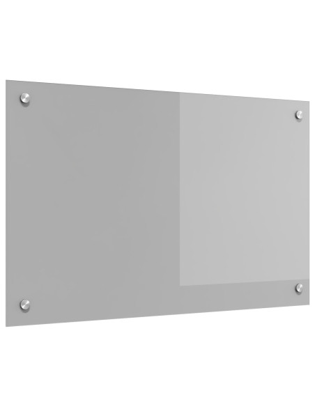Schienale Cucina Grigio Chiaro 80x50x0,6 cm in Vetro Temperato