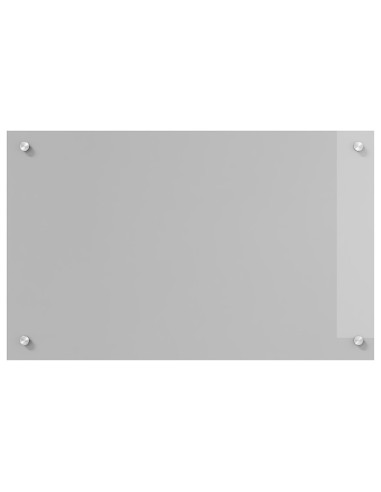 Rivestimento da Cucina Grigio chiaro 80 x 50 cm vetro temperato