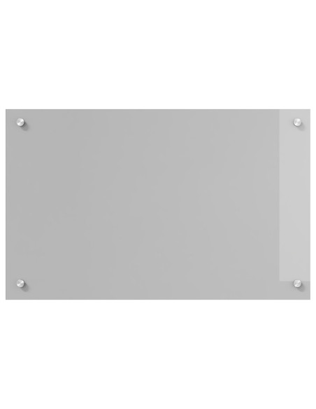 Schienale Cucina Grigio Chiaro 80x50x0,6 cm in Vetro Temperato