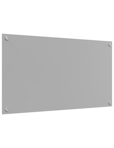 Cucina Backsplash Grigio chiaro 90x50x0.6 cm Vetro temperato