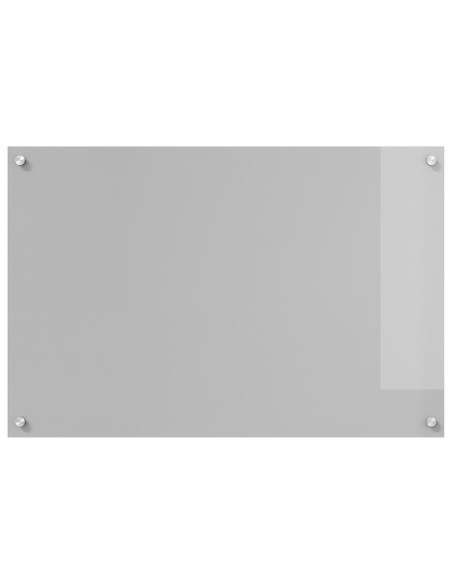 Schienale Cucina Grigio Chiaro 90x60x0,6 cm in Vetro Temperato