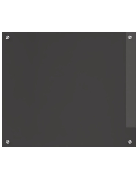 Schienale Cucina Grigio Scuro 70x60x0,6 cm in Vetro Temperato
