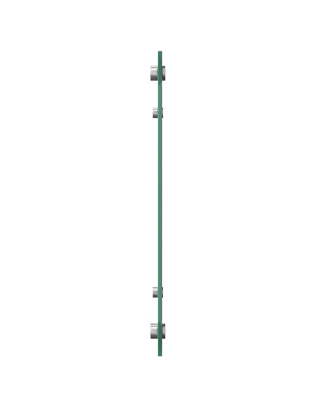 Paravento da Cucina Grigio Scuro 90x50x0,6 cm in Vetro Temperato