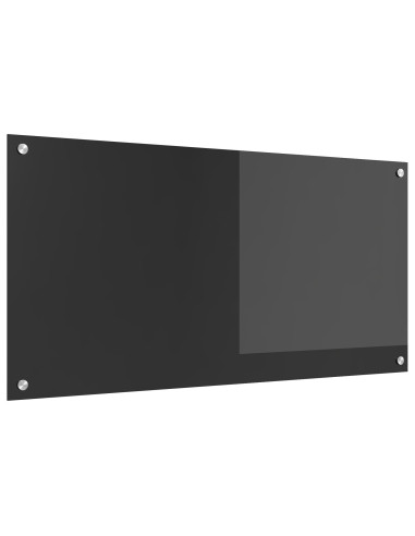 Rivestimento da Cucina Grigio scuro 100 x 50 cm vetro temperato