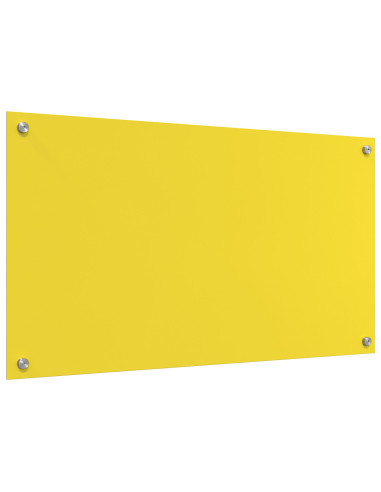 Rivestimento da Cucina Giallo 90 x 50 cm vetro temperato