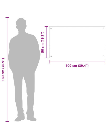Rivestimento da Cucina Giallo 100 x 50 cm vetro temperato