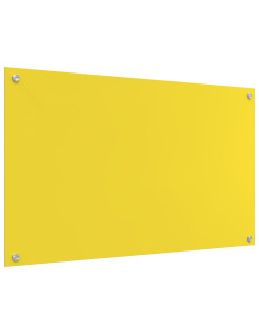 Rivestimento da Cucina Giallo 100 x 60 cm vetro temperato 2