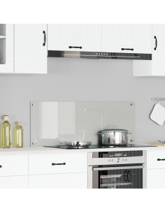 Rivestimento da Cucina Trasparente 110 x 40 cm vetro temperato 2