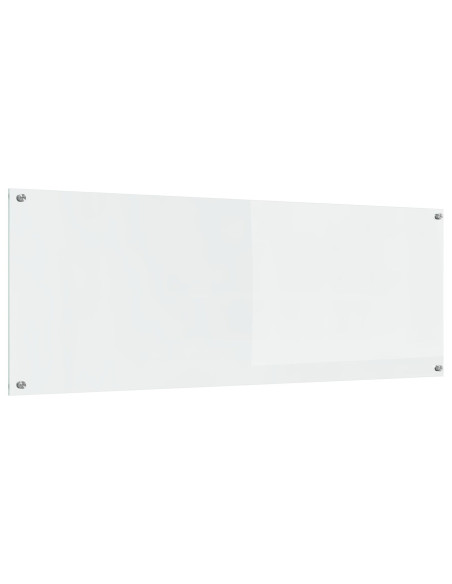 Schienale da Cucina  Clear 110x40x0.6 cm in Vetro Temperato