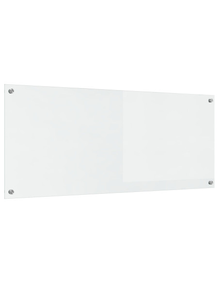 Schienale per Cucina Trasparente 120x50x0,6 cm in Vetro Temperato