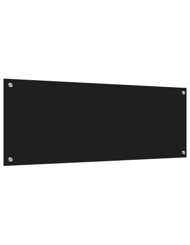 Rivestimento da Cucina Nero 110 x 40 cm vetro temperato