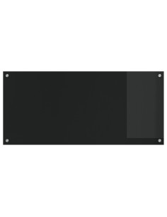 Rivestimento da Cucina Nero 110 x 50 cm vetro temperato 2