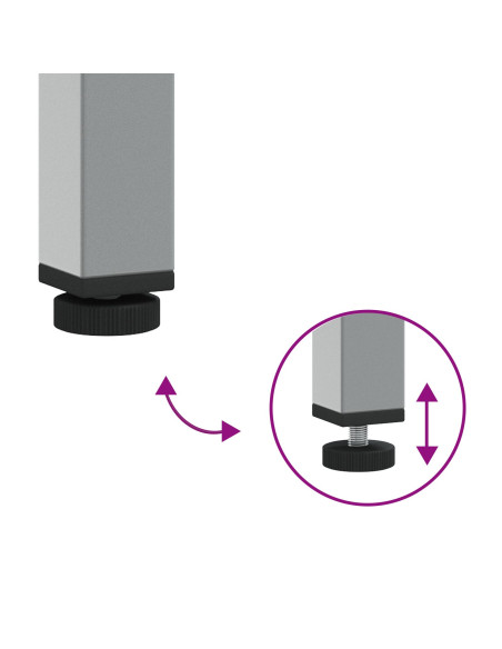 Banco da lavoro con cassetto Rosso e Grigio 50 x 55 x 85 cm