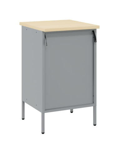 Banco da lavoro con cassetto Rosso e Grigio 50 x 55 x 85 cm