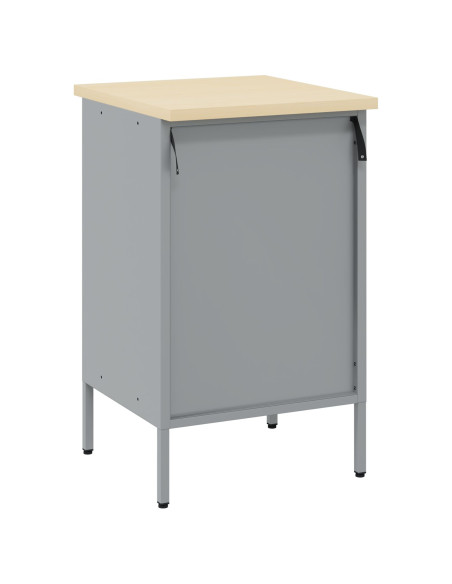 Banco da lavoro con cassetto Rosso e Grigio 50 x 55 x 85 cm