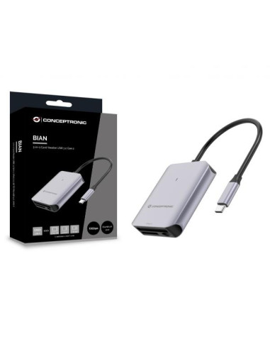 3-IN-1 CARD READER USB 3.2 GEN 2, C