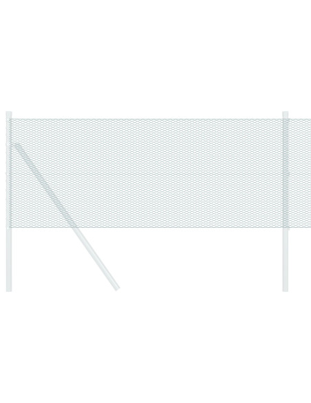 Recinzione Esagonale Verde 0,8 x 10 m PVC