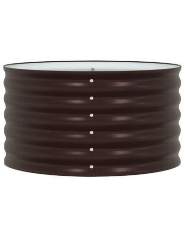 Letto Rialzato Marrone 80 x 80 x 44 cm Acciaio