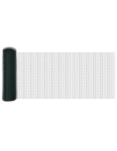 Recinzione Esagonale Verde 0,8 x 25 m PVC 2