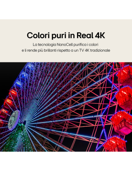 LG NanoCell AI 55'' Serie NANO82 55NANO82T6B, TV 4K, 3 HDMI, SMART TV 2024