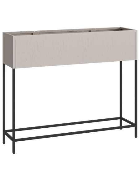Fioriera da Giardino Rialzata  100x26x82 cm Acciaio Resistente
