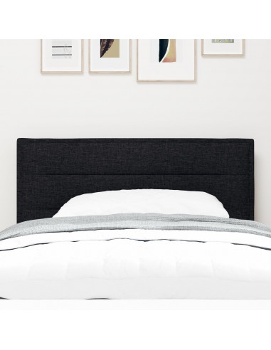 Testiera  Design a Linee Nera 80 cm Tessuto