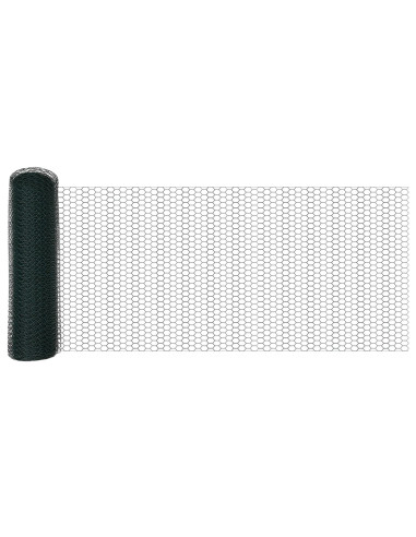 Recinzione con Posto Verde 0,5 x 50 m Acciaio e PVC