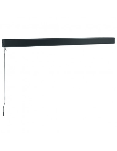 Tenda da Sole Retrattile Antracite 3,5x2,5m Tessuto e Alluminio