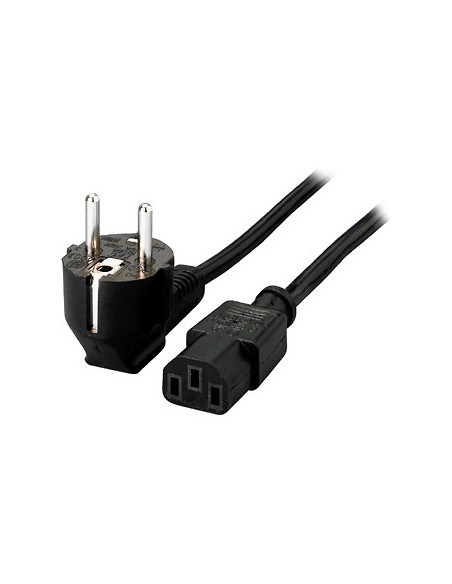 Equip 112120 Nero 1,8 m Accoppiatore C13 CEE7/4