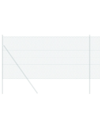 Recinzione Esagonale Verde 1 x 10 m PVC