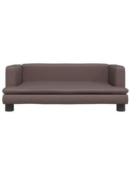 Lettino per Cani Marrone 80x45x30 cm in Similpelle