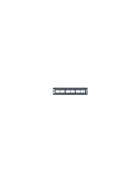 PANN.1U PER 24 RJ45U MINICOM NERO