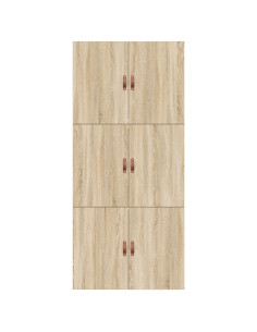 Struttura letto con contenitore Rovere Sonoma 90 x 190 cm