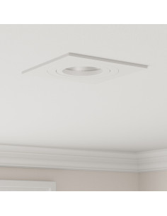 Spotlight 6 pcs Bianco 9 x 9 x 2 cm Alluminio