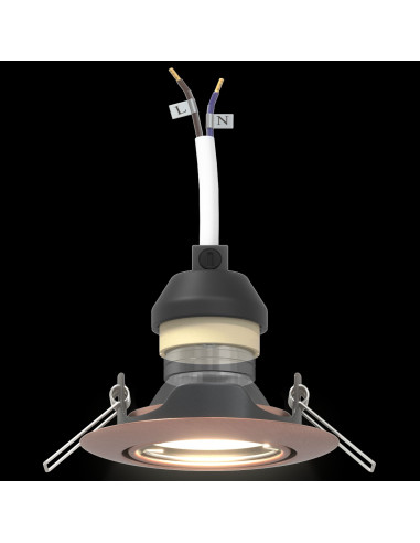 Spotlight 24 pcs Rame 9 x 9 x 2.5 cm Metallo