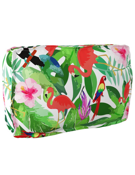 Set di Cuscini per Pallet Set di 2 Giungla Tropicale Poliestere