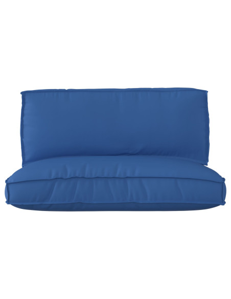 Set Cuscini Pallet  2 Pezzi Blu Reale Tessuto Oxford