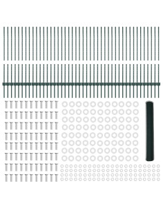 Recinzione con Posto Verde 1 x 100 m Acciaio e PVC